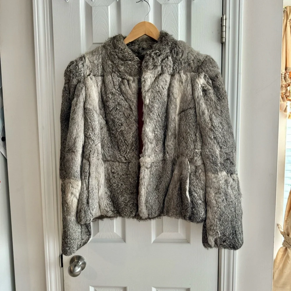 Women’s Rabbit Fur Coat - Picture 2 of 13